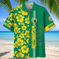 Washington Heritage Hawaiian Shirt For Summer Vacation, Beach Travel, And Casual Wear
