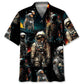 Colorful Water Astronaut Hawaiian Shirt For Tropical Holidays, Outdoor Gatherings, And Everyday Comfort