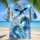 Water Dragon Hawaiian Shirt For Fantasy Fans, Resort Trips, And Imaginative Summer Style