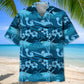 Water Polo Tropical Hibiscus Hawaiian Shirt For Resort Escape, Poolside Gathering, And Coastal Casual Wear