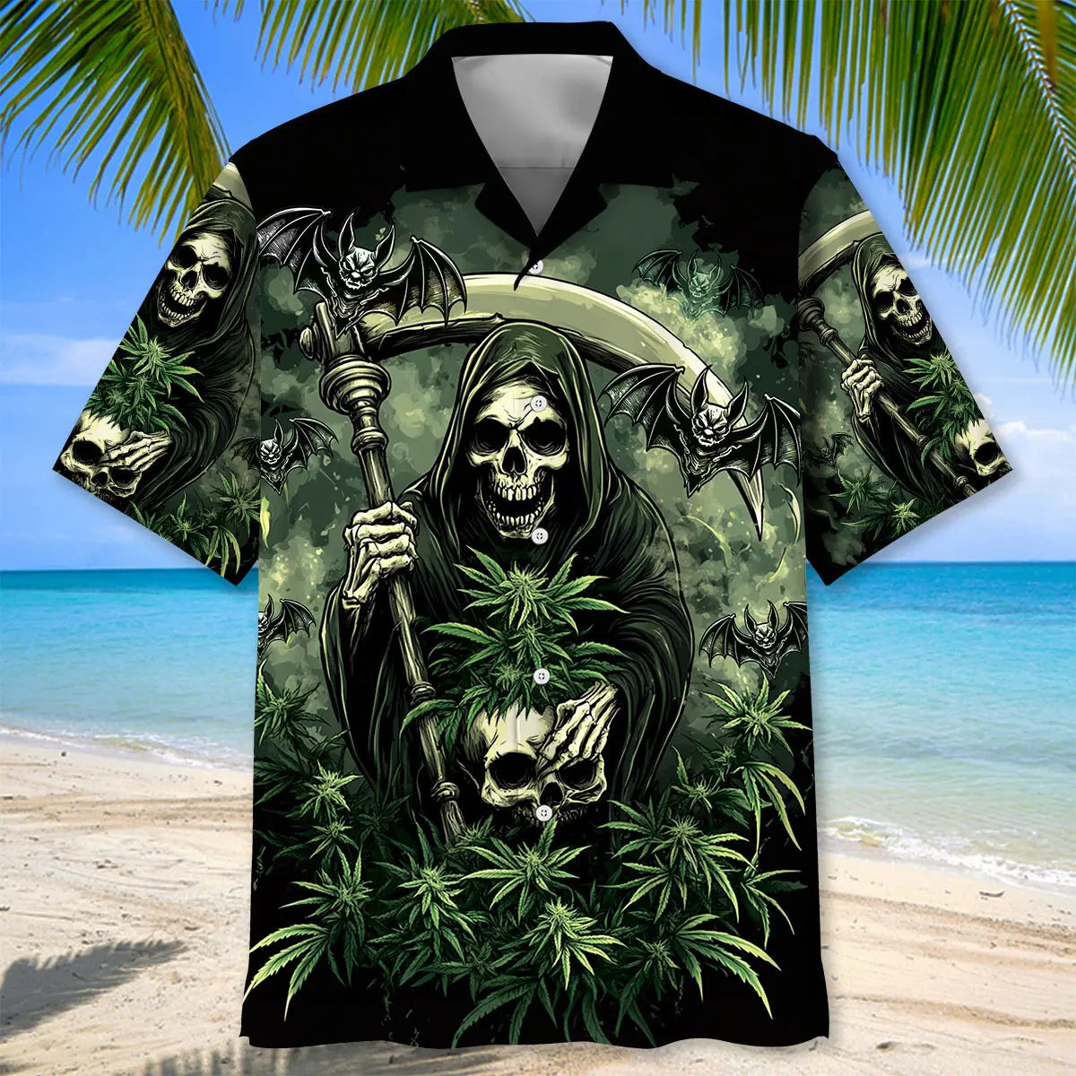 Weed Makes Me Happy Humans Make My Head Hurt Hawaiian Shirt