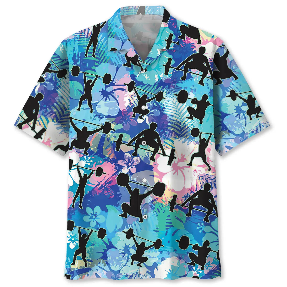 Weight Lifting Hawaiian Shirt For Tropical Holidays, Outdoor Gatherings, And Everyday Comfort
