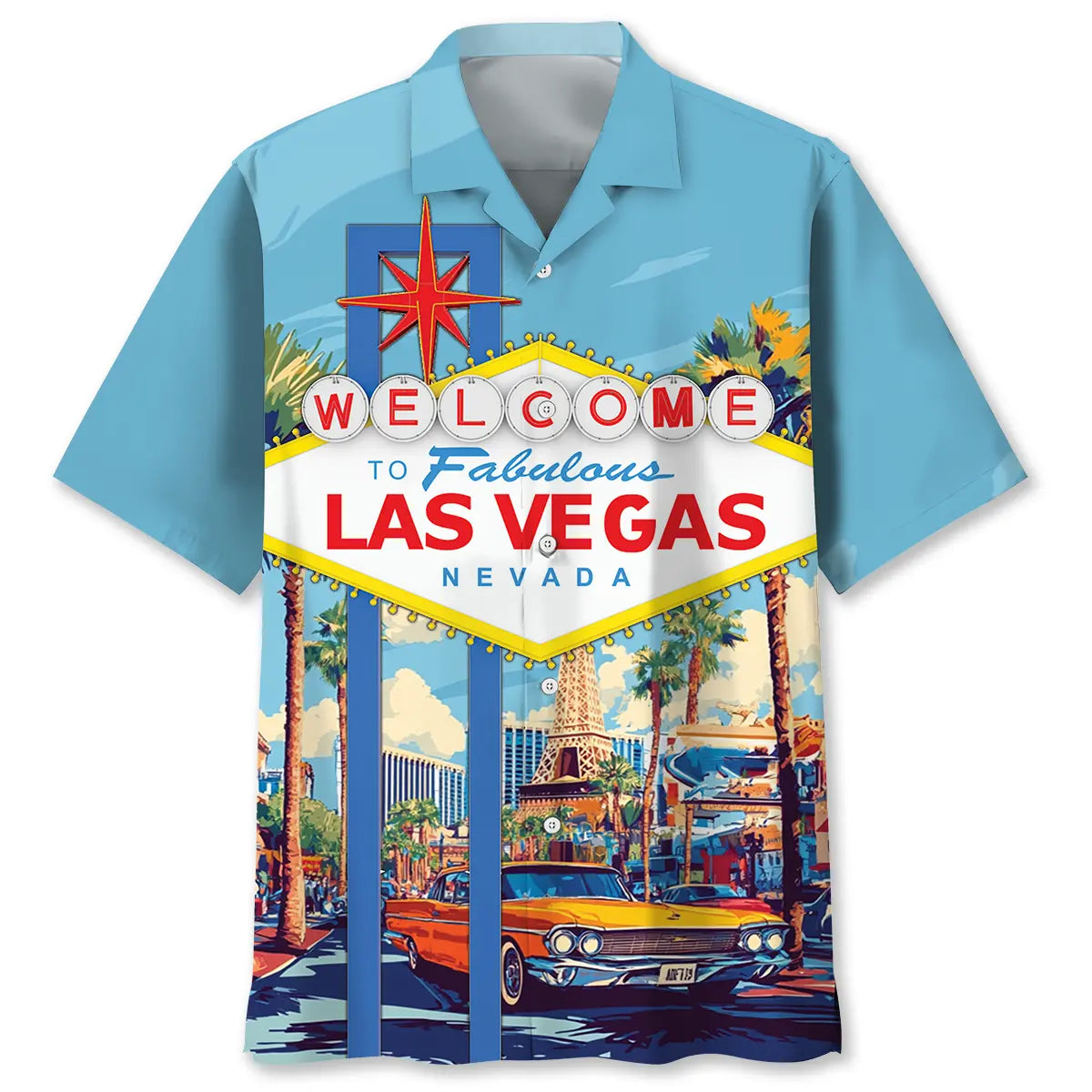 Welcome Las Vegas Nevada Hawaiian Shirt For Tropical Holidays, Outdoor Gatherings, And Everyday Comfort