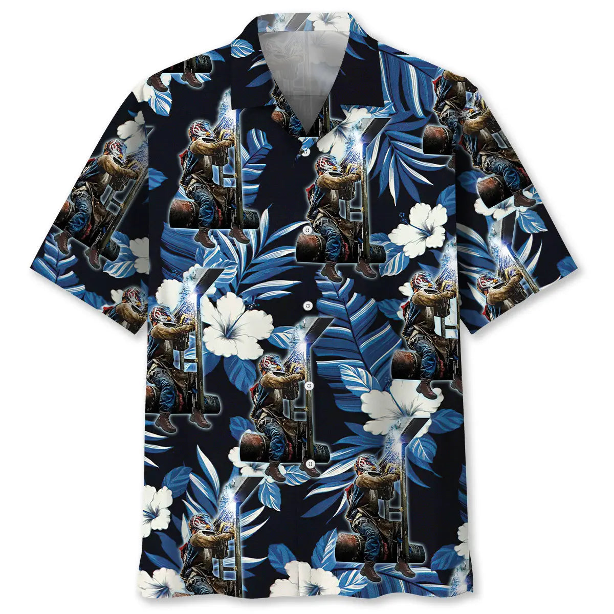 Welder Proud Hawaiian Shirt For Weekend Escape, Tropical Retreat, And Outdoor Comfort