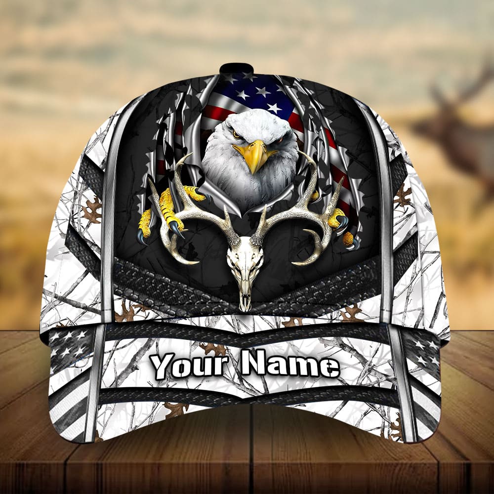 Eagle Deer Hunting Personalized Classic Cap For Outdoor Travel Parties And Thoughtful Holiday Gifting