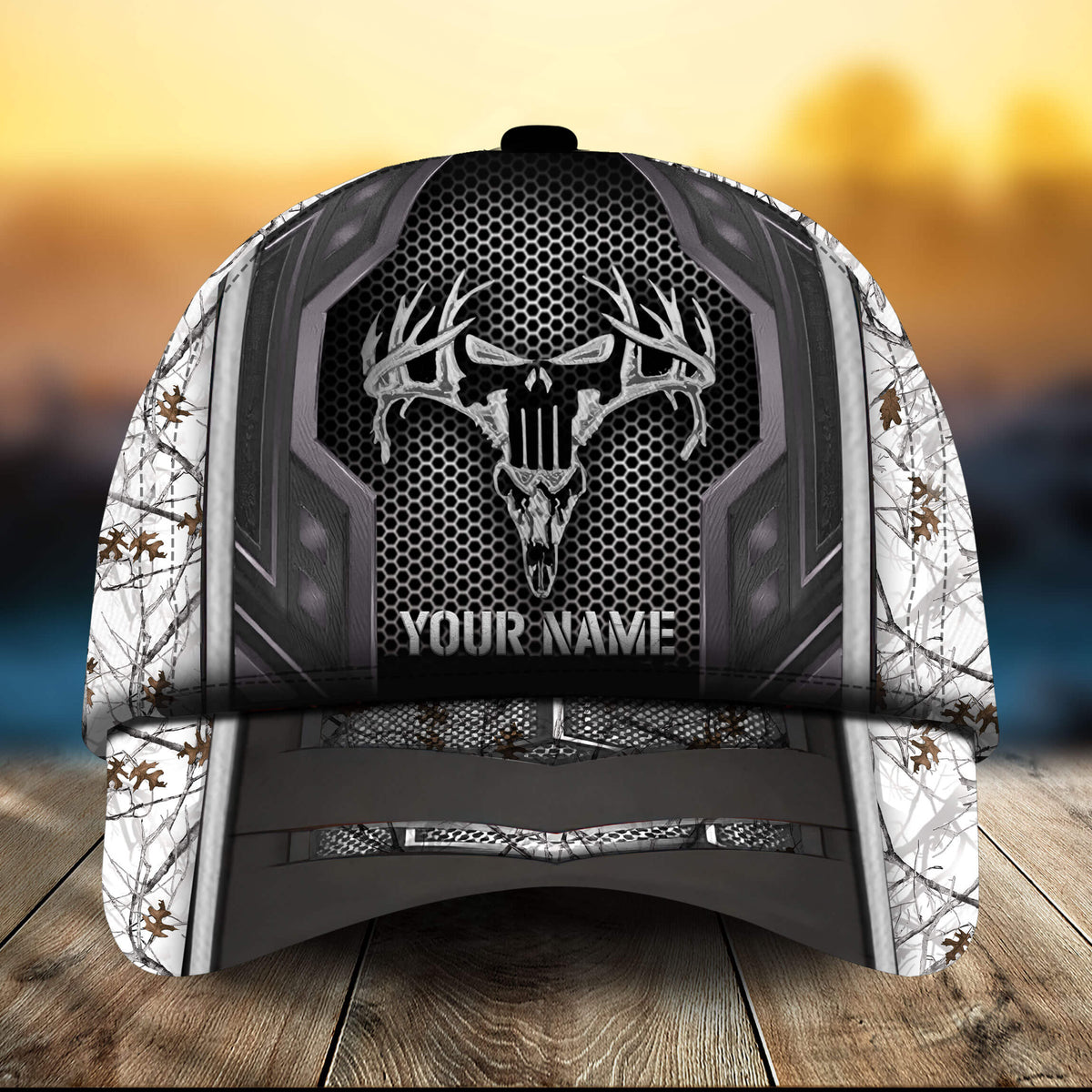 Skull Hunting Personalized Classic Cap For Beach Vacations Outdoor Trips And Everyday Comfort