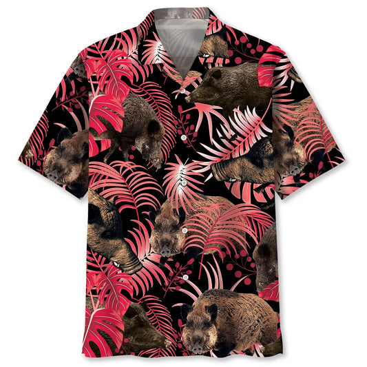 Wild Hog Hawaiian Shirt For Resort Trips, Coastal Parties, And Warm Weather Style