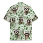 Tropical Island Raccoon Aloha Hawaiian Shirt For Tropical Holidays, Outdoor Gatherings, And Everyday Comfort
