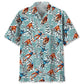 Winter Skiing Hawaiian Shirt For Island Vacations, Resort Wear, And Relaxed Seasonal Style