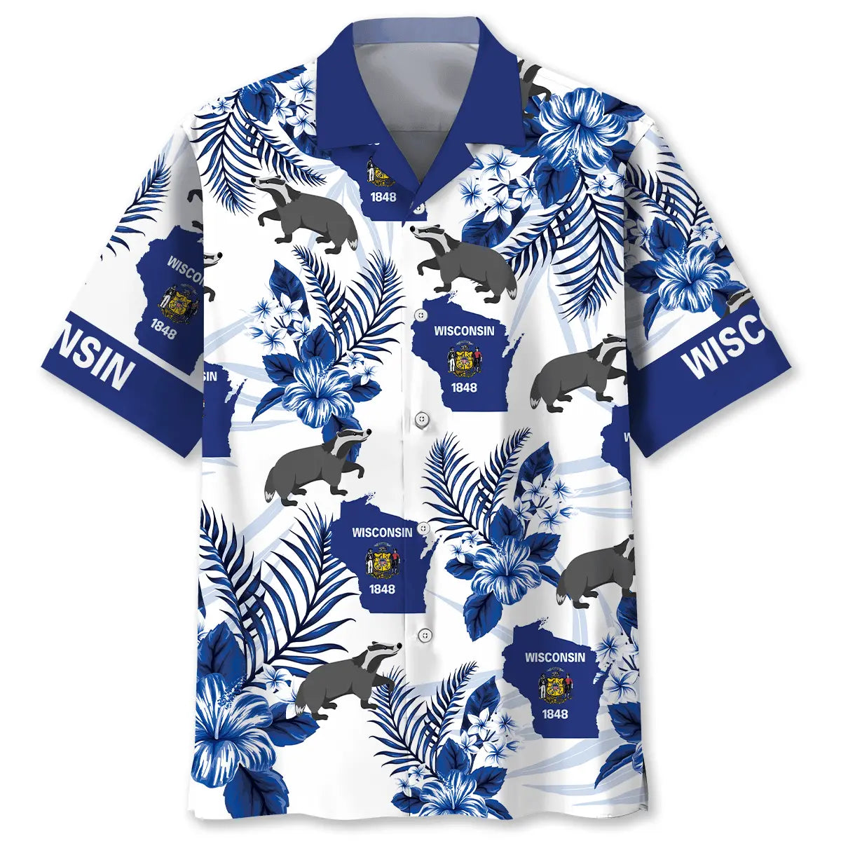 Wisconsin State Proud Hawaiian Shirt For Coastal Adventure And Comfortable Travel Wear