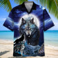 Wolf Moon Hawaiian Shirt For Island Vacations, Weekend Events, And Relaxed Everyday Outfits