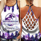 Dinosaurs Peace Life Hollow Tank Top For Fitness Activities And Daily Wear