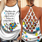 Autism Love Hollow Tank Top For Community Events And Positive Support