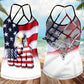 America Independence Day Happiness Hollow Tank Top For Fitness Activities And Relaxed Style