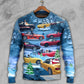 Compact Roadster Sports Car Enthusiast Sweater For Motorsport Fans Travel Parties And Relaxed Daily Outfits