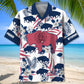 Wyoming Proud Bison Hawaiian Shirt For Seasonal Celebration, Relaxed Getaway, And Memorable Gifting