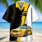Yellow Taxi Driver Hawaiian Shirt For Beach Travel And Summer Event Style