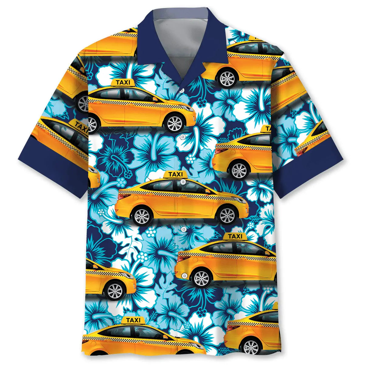 Yellow Taxi Driver Hawaiian Shirt For Beach Party And Travel Ready Style