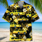 Yellow Taxi Tropical Hawaiian Shirt For Beachside Event And Island Inspired Style