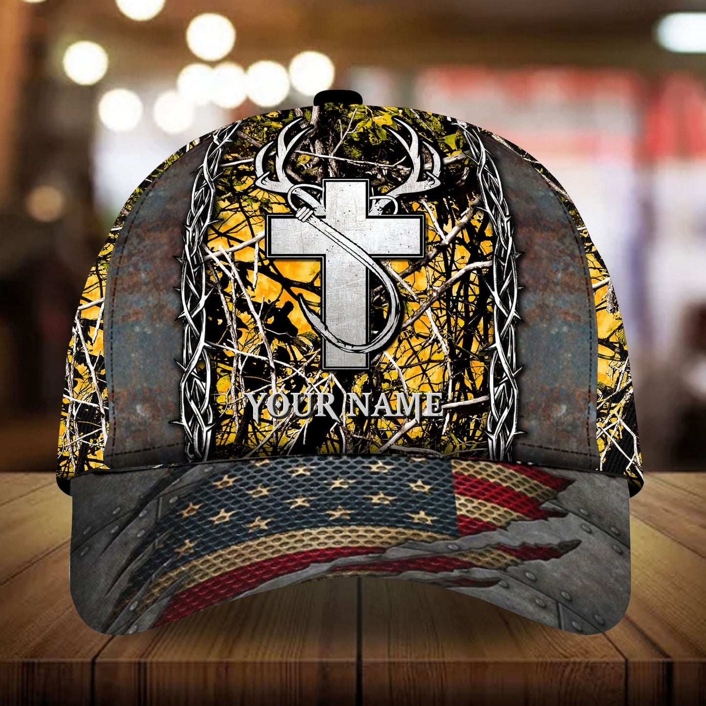 Cross Hunting Personalized Classic Cap For Casual Outfits Vacations And Everyday Styling