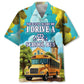 Can't Scare Drive School Bus Hawaiian Shirt For Beach Days, Summer Outings, And Thoughtful Gift Giving
