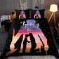 Firefighter Family Love Bedding Cover For Firefighter Bedroom Decor