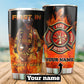 Firefighter Brave Firefighter Personalized 20 Oz Tumbler For Coffee Travel And Daily Drinks