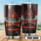 Firefighter Skull Personalized 20 Oz Tumbler For Coffee Travel And Daily Drinks