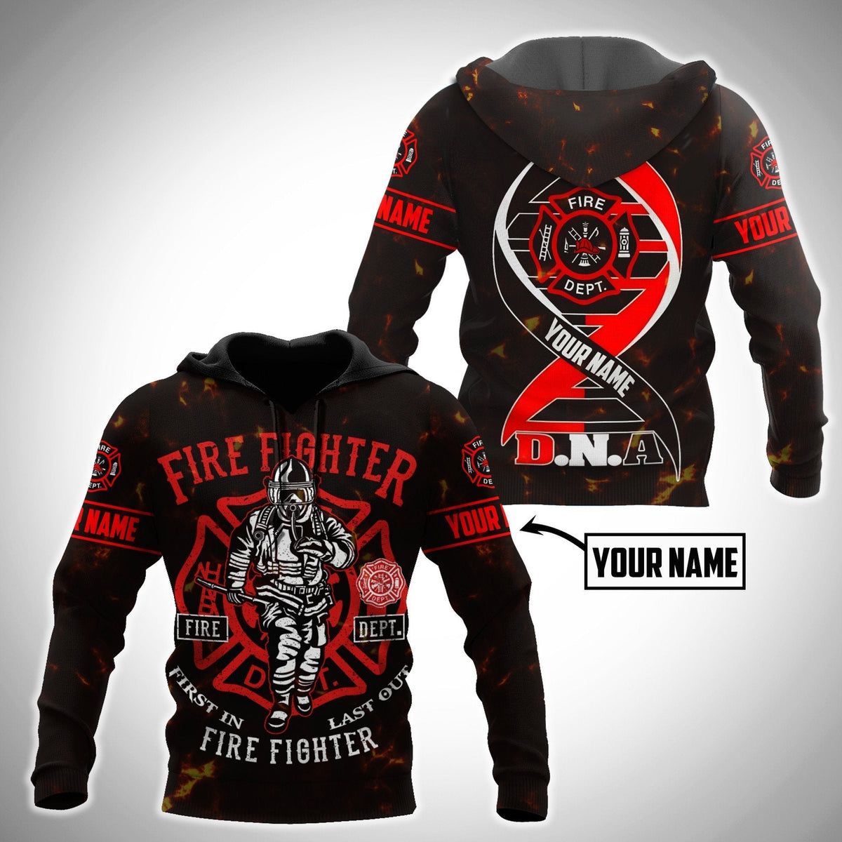 Firefighter Hoodie For First Responder Families Travel And Comfortable Everyday Style