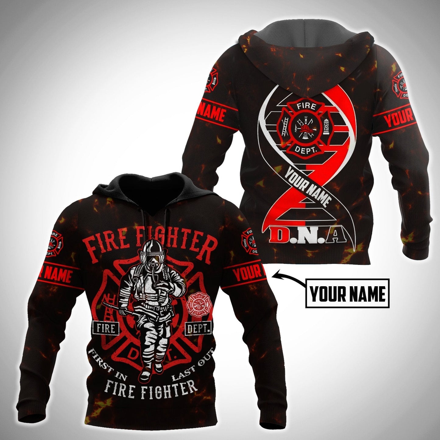 Firefighter Hoodie For First Responder Families Travel And Comfortable Everyday Style