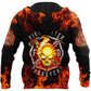 Firefighter Hoodie For Service Tribute Gatherings Daily Outfits And Gift Giving