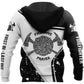 Black White Firefighter Personalized Hoodie For First Responder Tributes Daily Wear And Thoughtful Gifts