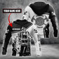 Black White Firefighter Personalized Hoodie For First Responder Tributes Daily Wear And Thoughtful Gifts