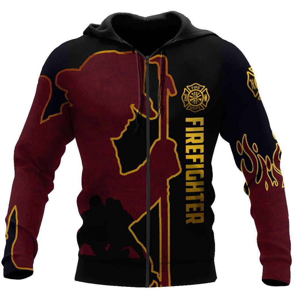 Firefighter Hoodie For Firefighter Families Casual Style And Meaningful Gifting