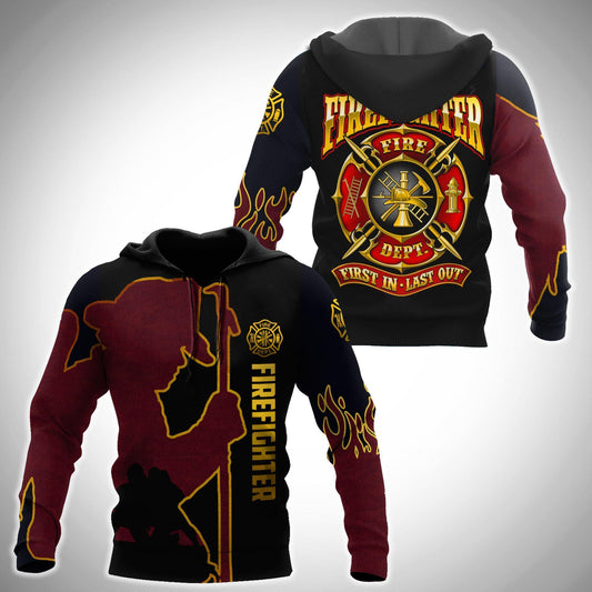 Firefighter Hoodie For Firefighter Families Casual Style And Meaningful Gifting