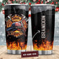 Firefighter With Fire Personalized 20 Oz Tumbler For Coffee Travel And Daily Drinks