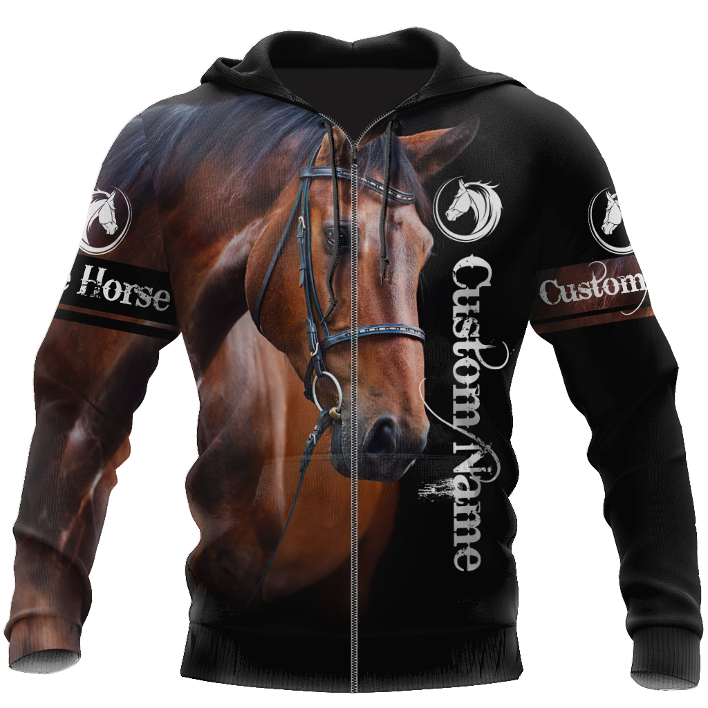 Bold Love Horse Hoodie For Equestrian Enthusiasts Casual Wear And Weekend Travel