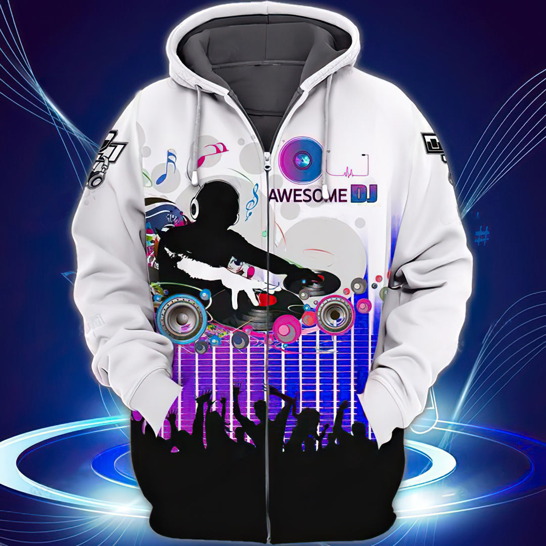 DJ Sound Remix Vibe Hoodie For Studio Life Casual Travel And Everyday Comfort