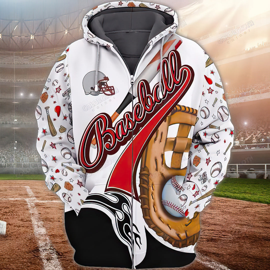 Baseball Lover Sport Hoodie For Everyday Streetwear Seasonal Travel And Gift Giving