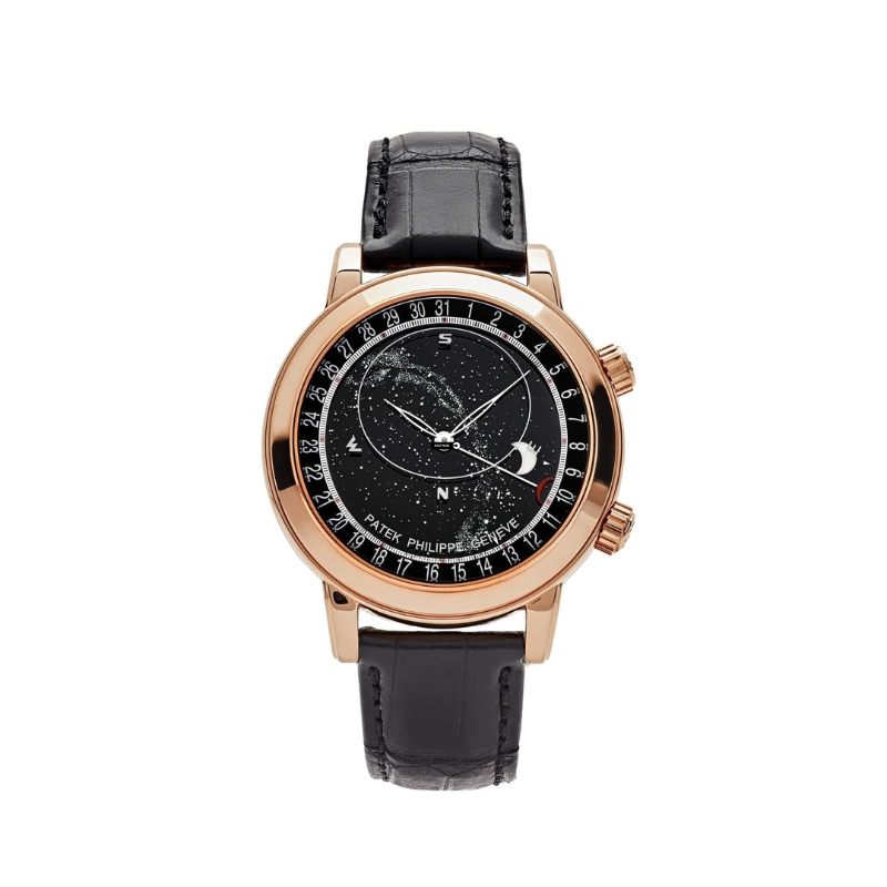 Patek Philippe Grand Complications Celestial Moon Age Rose Gold Men's Watch 6102R-001 44mm